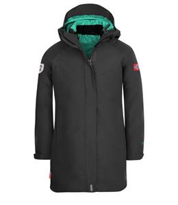 Trollkids - Girl's Senja 3in1 Coat - Lange jas, zwart