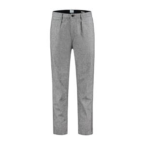 Dstrezzed Chino Wide Pleated Melange Dobby Grijs  