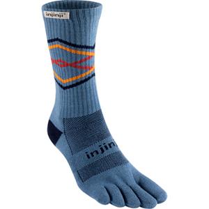Injinji - Trail Midweight Crew - Wandelsokken, blauw