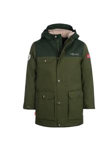 Trollkids - Kid's Gudvangen Jacket - Parka, olijfgroen/groen