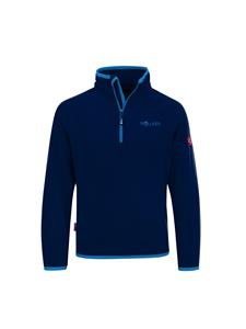 Fleeceshirt in blauw voor jongens