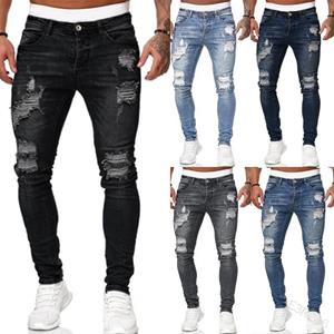 SUNSHINE A Mode mannen casual gescheurde skinny jeans