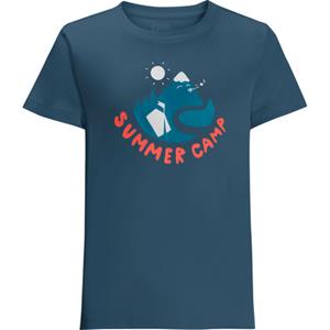 Jack Wolfskin Langarmshirt SUMMER CAMP T K für Jungen dunkelblau Junge 