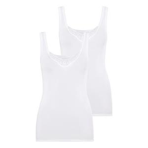 Schiesser Hemd "Cotton Essentials" met twee verschillende batist borduurmotieven (Set van 2)