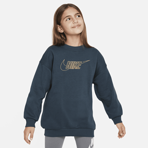 Nike Sportswear Sweatshirt CLUB FLEECE BIG KIDS' (GIRLS) CREWNECK TOP