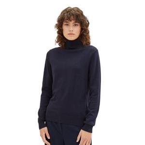 TOM TAILOR Rollkragenpullover, mit softem Feinstrick