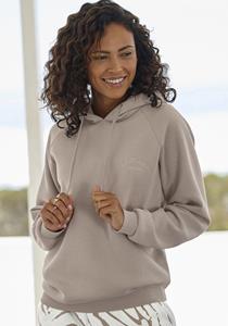 LASCANA Kapuzensweatshirt "-Hoodie-Sweatshirt mit Kapuze", und Logostickerei, Loungewear