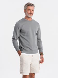 Ombre Sweater heren klassiek silver