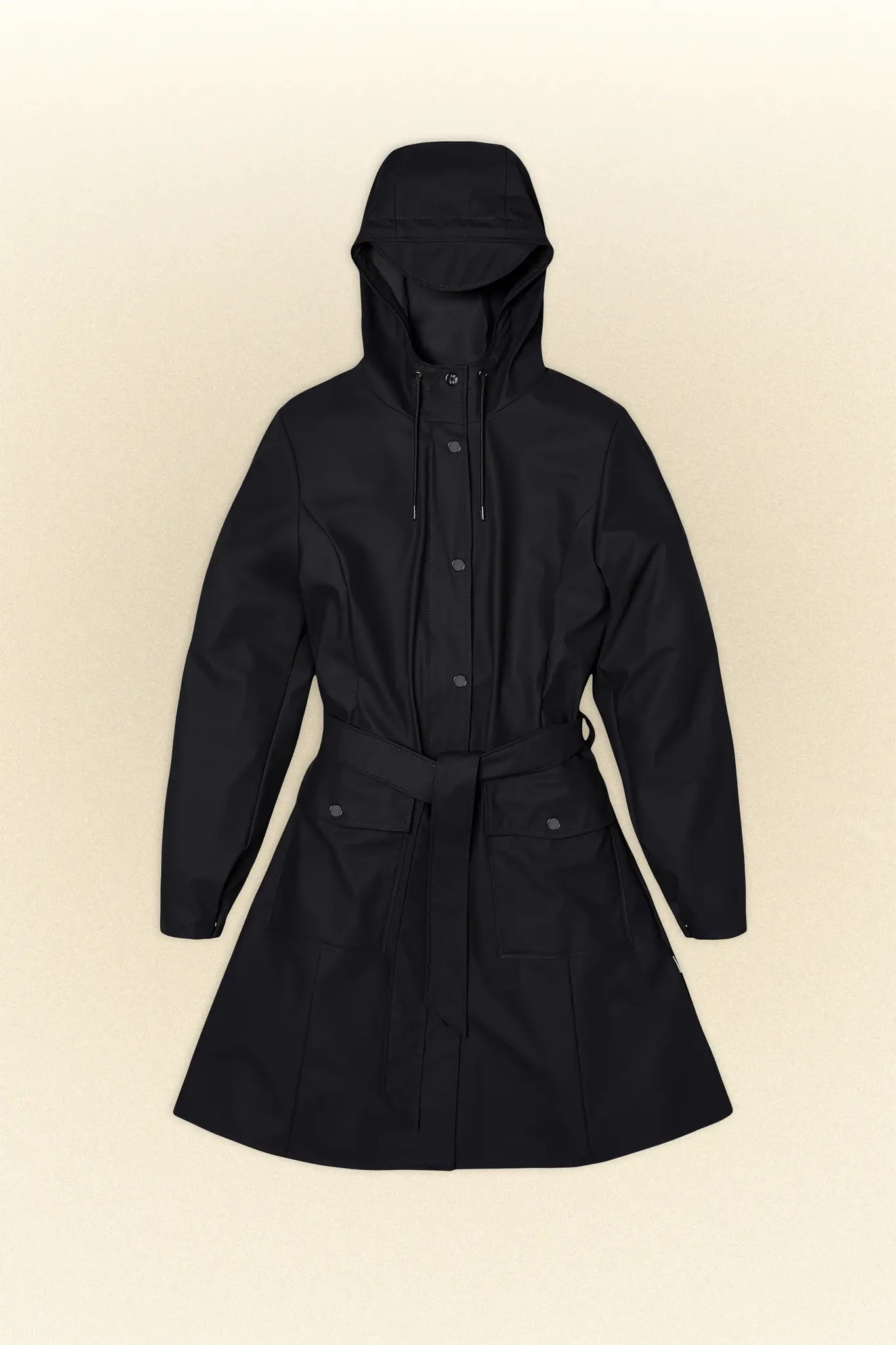 Rains 1824 belt jacket black