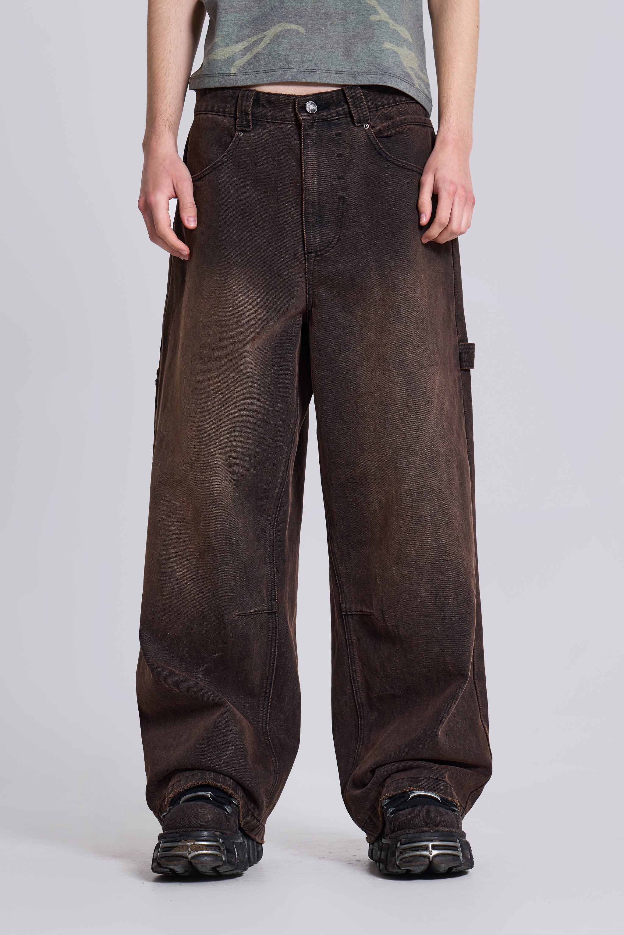 Jaded Man Brown Colossus Carpenter Jeans