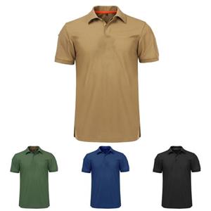 Fashion Menswear Zomer Heren Performance Shirt met korte mouwen Cargo Tactical Pullover Outdoor T-Shirt Combat Shirts