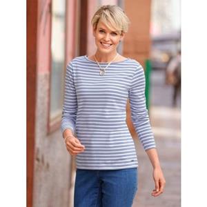 Casual Looks Shirt met lange mouwen Gestreept shirt (1-delig)