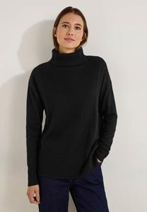 Cecil Rollkragenpullover mit Rippstrick-Muster