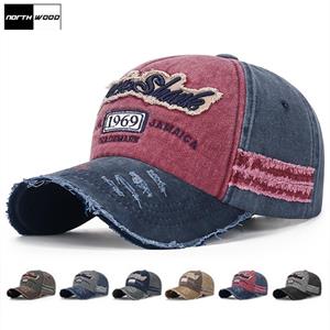 Northwood gewassen katoenen brief baseball cap snapback hoed voor mannen borduurwerk vintage zomer vader cap vrouwelijke hip hop caps