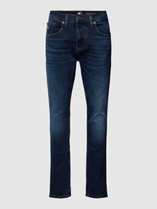 Tommy Jeans Slim tapered fit jeans met labelstitching, model 'AUSTIN'