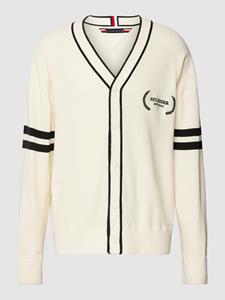 Tommy Hilfiger Strickjacke "MONOTYPE TIPPED CARDIGAN"