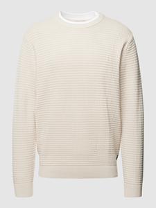 TOM TAILOR Denim Strickpullover STRUCTURED DOUBLELAYER aus Baumwolle