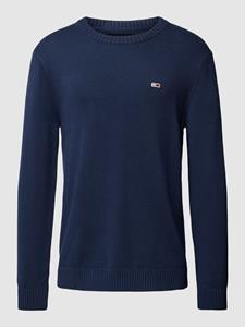 Tommy Jeans Gebreide pullover met labelstitching