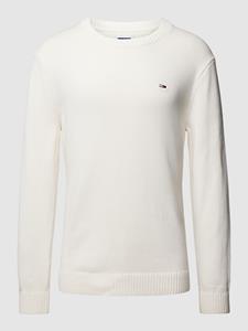 Tommy Jeans Gebreide pullover met labelstitching