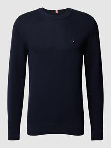 Tommy Hilfiger Strickpullover "CHAIN RIDGE STRUCTURE C NECK", mit Rundhalsausschnitt