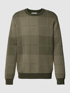 ARMEDANGELS Gebreide pullover met ruitmotief, model 'TERNAA'
