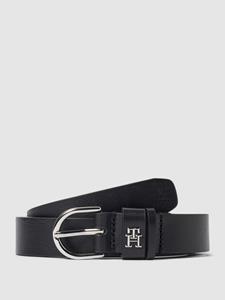 Tommy Hilfiger Ledergürtel ESSENTIAL EFFORTLESS 2.5 mit Tommy Hilfiger Label aus Metall