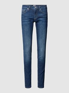 Tommy Jeans Bequeme Jeans mit Ledermarkenlabel