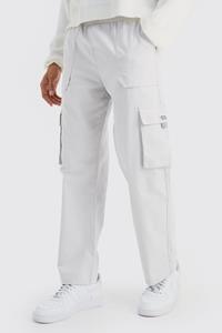 Boohoo Baggy Cargo Joggingbroek Met Elastische Taille, Slate