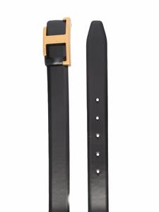 Tod's Riem met gegraveerd logo - Zwart