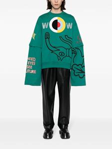 waltervanbeirendonck Walter Van Beirendonck Katoenen sweater - Groen