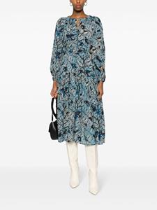 Ulla Johnson Uitgesneden midi-jurk - Blauw