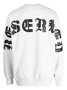 Izzue Sweater met geborduurd logo - Grijs