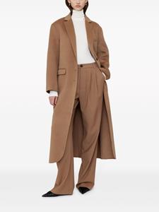 aninebing ANINE BING Pantalon met geplooid detail - Bruin