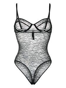 aninebing ANINE BING Semi-doorzichtige body - Zwart