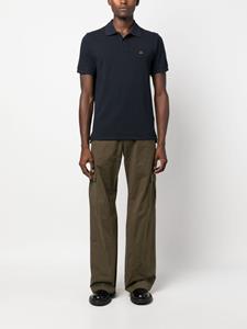 c.p.company C.P. Company Poloshirt met logopatch - Blauw