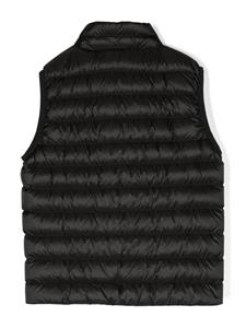 c.p.companykids C.P. Company Kids Bodywarmer met logoprint - Zwart