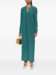 Lanvin Gedrapeerde midi-jurk - Groen