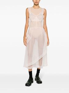 maisonmargiela Maison Margiela Midi-jurk met strikdetail - Roze