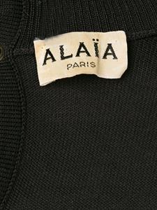alaïapre-owned Alaïa Pre-Owned Korte jurk - Zwart