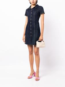 chanelpre-owned CHANEL Pre-Owned 1990 denim jurk - Blauw
