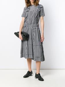 commedesgarçonspre-owned Comme Des Garçons Pre-Owned Overhemdjurk met gingham ruiten - Zwart
