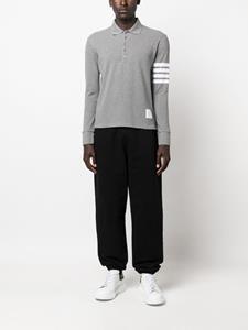 thombrowne Thom Browne Poloshirt met vier strepen - Grijs