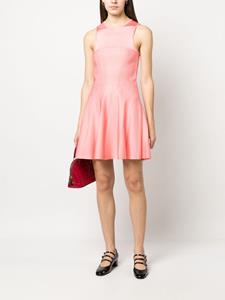 christiandiorpre-owned Christian Dior Pre-Owned 2010s mini-jurk met vlakken - Roze