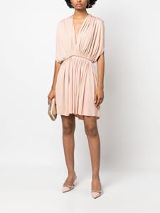 christiandiorpre-owned Christian Dior Pre-Owned 2010s gesmockte mini-jurk - Roze