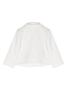 dolce&gabbanakids Dolce & Gabbana Kids Blazer met enkele rij knopen - Wit