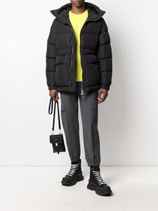 Khrisjoy Parka met logo - Zwart