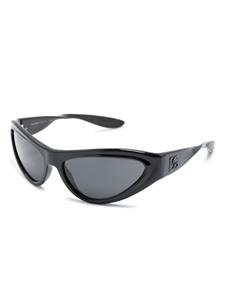 dolce&gabbanaeyewear Dolce & Gabbana Eyewear Zonnebril met cat-eye montuur - Zwart