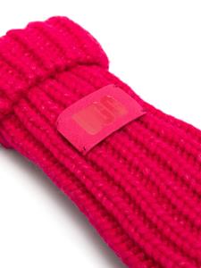 Grofgebreide handschoenen - Roze