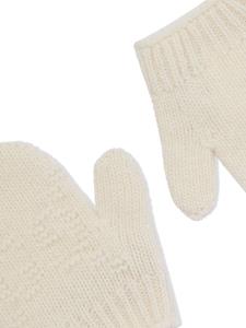 guccikids Gucci Kids Gebreide wanten - Wit