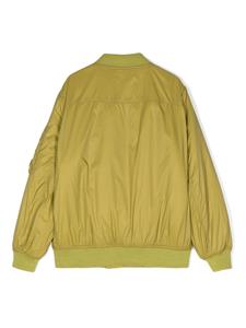 rickowenskids Rick Owens Kids Bomberjack met vlakken - Groen